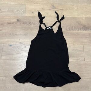 Black Sleeveless Dress/Swimsuit Cover